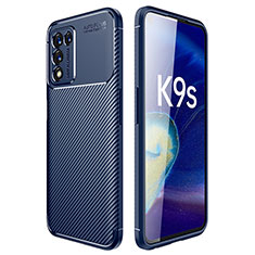 Funda Silicona Carcasa Goma Twill para Realme Q3s 5G Azul