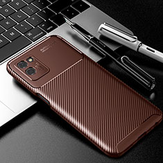 Funda Silicona Carcasa Goma Twill para Realme V11 5G Marron