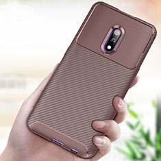 Funda Silicona Carcasa Goma Twill para Realme X Marron