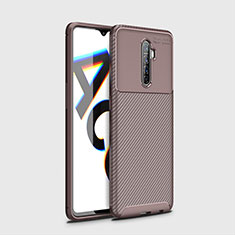 Funda Silicona Carcasa Goma Twill para Realme X2 Pro Marron