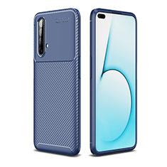 Funda Silicona Carcasa Goma Twill para Realme X3 Azul