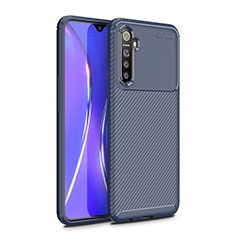 Funda Silicona Carcasa Goma Twill para Realme XT Azul