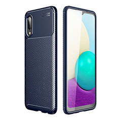 Funda Silicona Carcasa Goma Twill para Samsung Galaxy A02 Azul