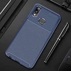 Funda Silicona Carcasa Goma Twill para Samsung Galaxy A10s Azul