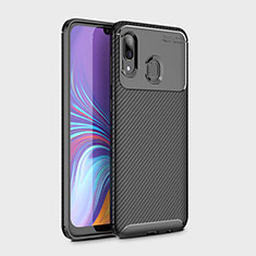 Funda Silicona Carcasa Goma Twill para Samsung Galaxy A30 Negro