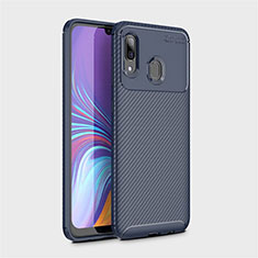 Funda Silicona Carcasa Goma Twill para Samsung Galaxy A40 Azul