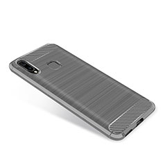 Funda Silicona Carcasa Goma Twill para Samsung Galaxy A9 Star SM-G8850 Gris