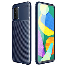 Funda Silicona Carcasa Goma Twill para Samsung Galaxy F52 5G Azul