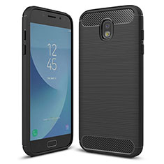 Funda Silicona Carcasa Goma Twill para Samsung Galaxy J5 (2017) Duos J530F Negro