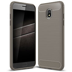 Funda Silicona Carcasa Goma Twill para Samsung Galaxy J7 (2018) J737 Gris