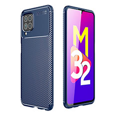 Funda Silicona Carcasa Goma Twill para Samsung Galaxy M32 4G Azul