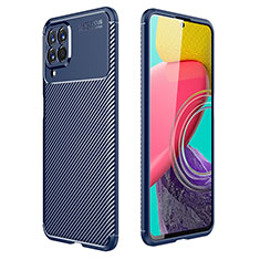 Funda Silicona Carcasa Goma Twill para Samsung Galaxy M53 5G Azul