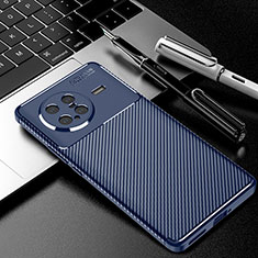 Funda Silicona Carcasa Goma Twill para Vivo X Note Azul