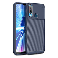 Funda Silicona Carcasa Goma Twill para Vivo Y12 Azul