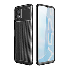 Funda Silicona Carcasa Goma Twill para Vivo Y54s 5G Negro