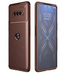 Funda Silicona Carcasa Goma Twill para Xiaomi Black Shark 4 5G Marron