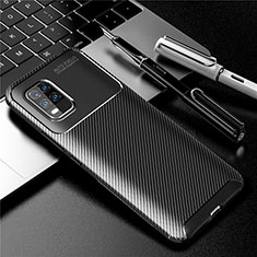 Funda Silicona Carcasa Goma Twill para Xiaomi Mi 10 Lite Negro