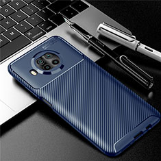 Funda Silicona Carcasa Goma Twill para Xiaomi Mi 10i 5G Azul