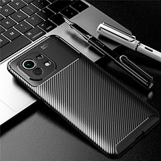 Funda Silicona Carcasa Goma Twill para Xiaomi Mi 11 Lite 4G Negro