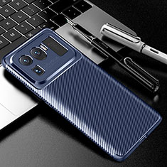 Funda Silicona Carcasa Goma Twill para Xiaomi Mi 11 Ultra 5G Azul