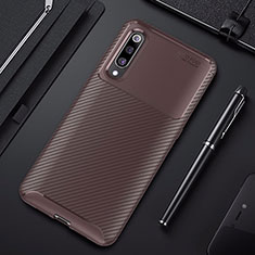 Funda Silicona Carcasa Goma Twill para Xiaomi Mi 9 SE Marron