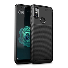 Funda Silicona Carcasa Goma Twill para Xiaomi Mi A2 Lite Negro