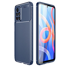 Funda Silicona Carcasa Goma Twill para Xiaomi Poco M4 Pro 5G Azul