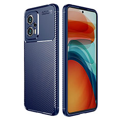 Funda Silicona Carcasa Goma Twill para Xiaomi Redmi K50i 5G Azul