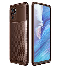 Funda Silicona Carcasa Goma Twill para Xiaomi Redmi Note 11 SE India 4G Marron