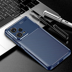 Funda Silicona Carcasa Goma Twill para Xiaomi Redmi Note 12 Explorer Azul