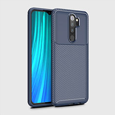 Funda Silicona Carcasa Goma Twill para Xiaomi Redmi Note 8 Pro Azul