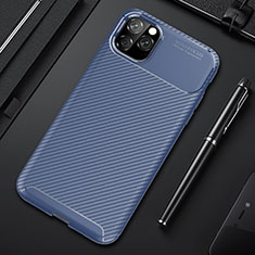 Funda Silicona Carcasa Goma Twill S01 para Apple iPhone 11 Pro Azul