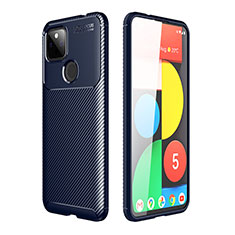 Funda Silicona Carcasa Goma Twill S01 para Google Pixel 5a 5G Azul