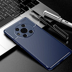 Funda Silicona Carcasa Goma Twill S01 para Huawei Honor Magic3 5G Azul