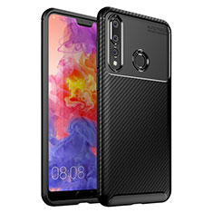 Funda Silicona Carcasa Goma Twill S01 para Huawei Nova 4e Negro