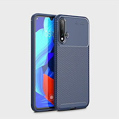 Funda Silicona Carcasa Goma Twill S01 para Huawei Nova 5 Pro Azul