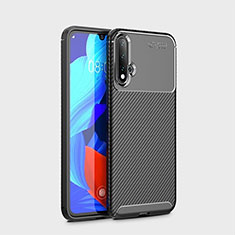 Funda Silicona Carcasa Goma Twill S01 para Huawei Nova 5 Pro Negro