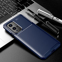 Funda Silicona Carcasa Goma Twill S01 para OnePlus 9 Pro 5G Azul