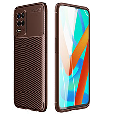 Funda Silicona Carcasa Goma Twill S01 para Realme 8 5G Marron