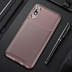 Funda Silicona Carcasa Goma Twill S01 para Samsung Galaxy A10e Marron