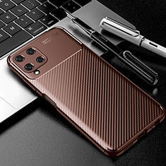 Funda Silicona Carcasa Goma Twill S01 para Samsung Galaxy A22 4G Marron