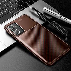 Funda Silicona Carcasa Goma Twill S01 para Samsung Galaxy A54 5G Marron