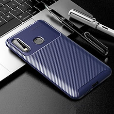 Funda Silicona Carcasa Goma Twill S01 para Samsung Galaxy A70E Azul