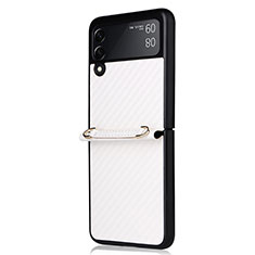 Funda Silicona Carcasa Goma Twill S01 para Samsung Galaxy Z Flip3 5G Blanco