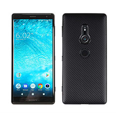 Funda Silicona Carcasa Goma Twill S01 para Sony Xperia XZ2 Negro