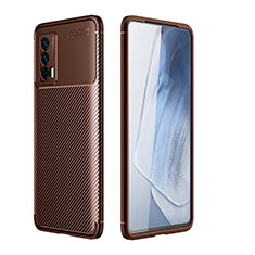 Funda Silicona Carcasa Goma Twill S01 para Vivo iQOO Neo5 5G Marron