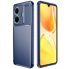 Funda Silicona Carcasa Goma Twill S01 para Vivo iQOO Z6 Pro 5G Azul