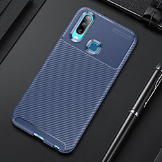 Funda Silicona Carcasa Goma Twill S01 para Vivo Y15 Azul