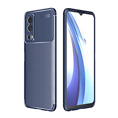 Funda Silicona Carcasa Goma Twill S01 para Vivo Y52 5G Azul