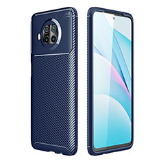 Funda Silicona Carcasa Goma Twill S01 para Xiaomi Mi 10i 5G Azul